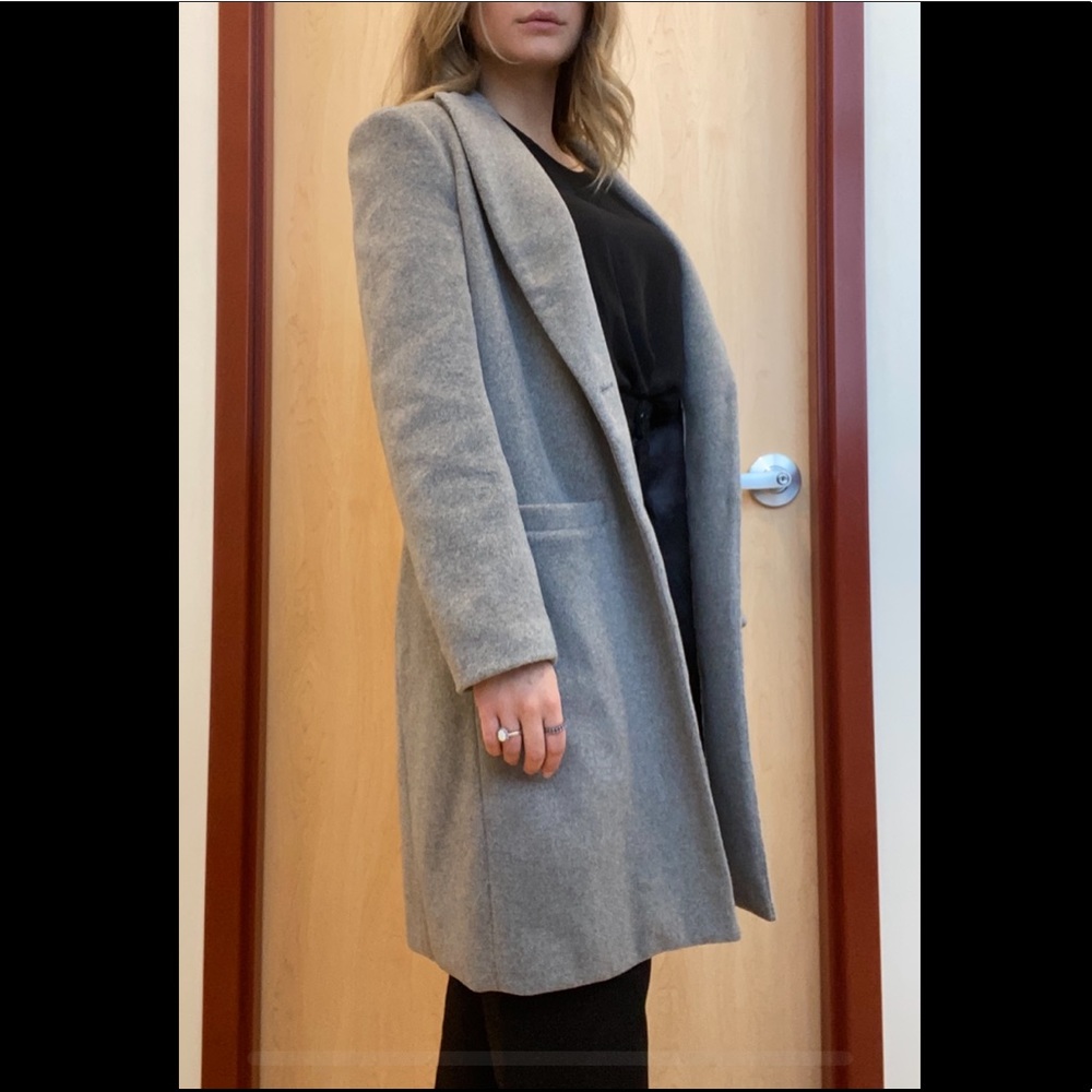 Emerson Fry Tailored Coat- Heather Grey